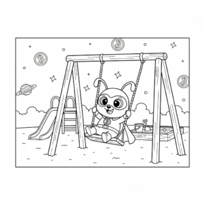 Bitcoin Bug swings on the playground